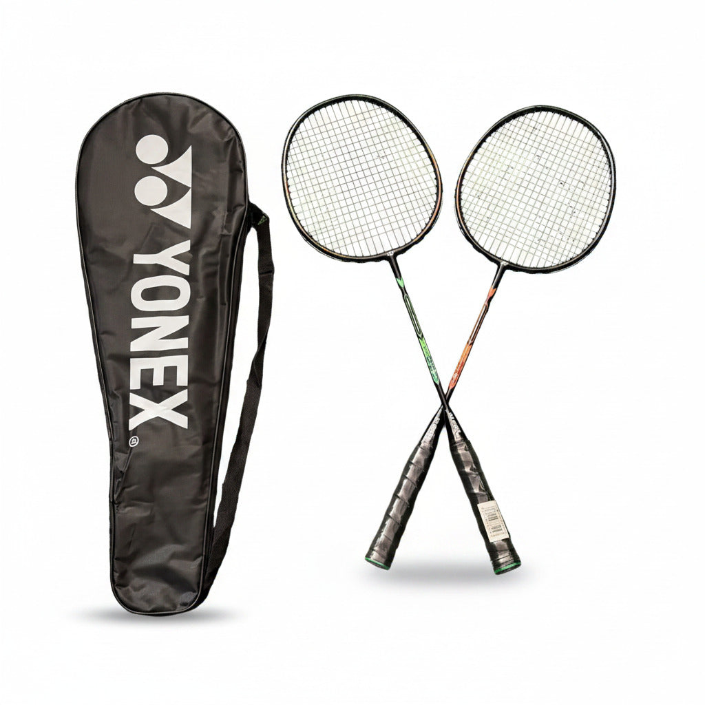 Badminton Racket Black/NeonGreen #4UG3