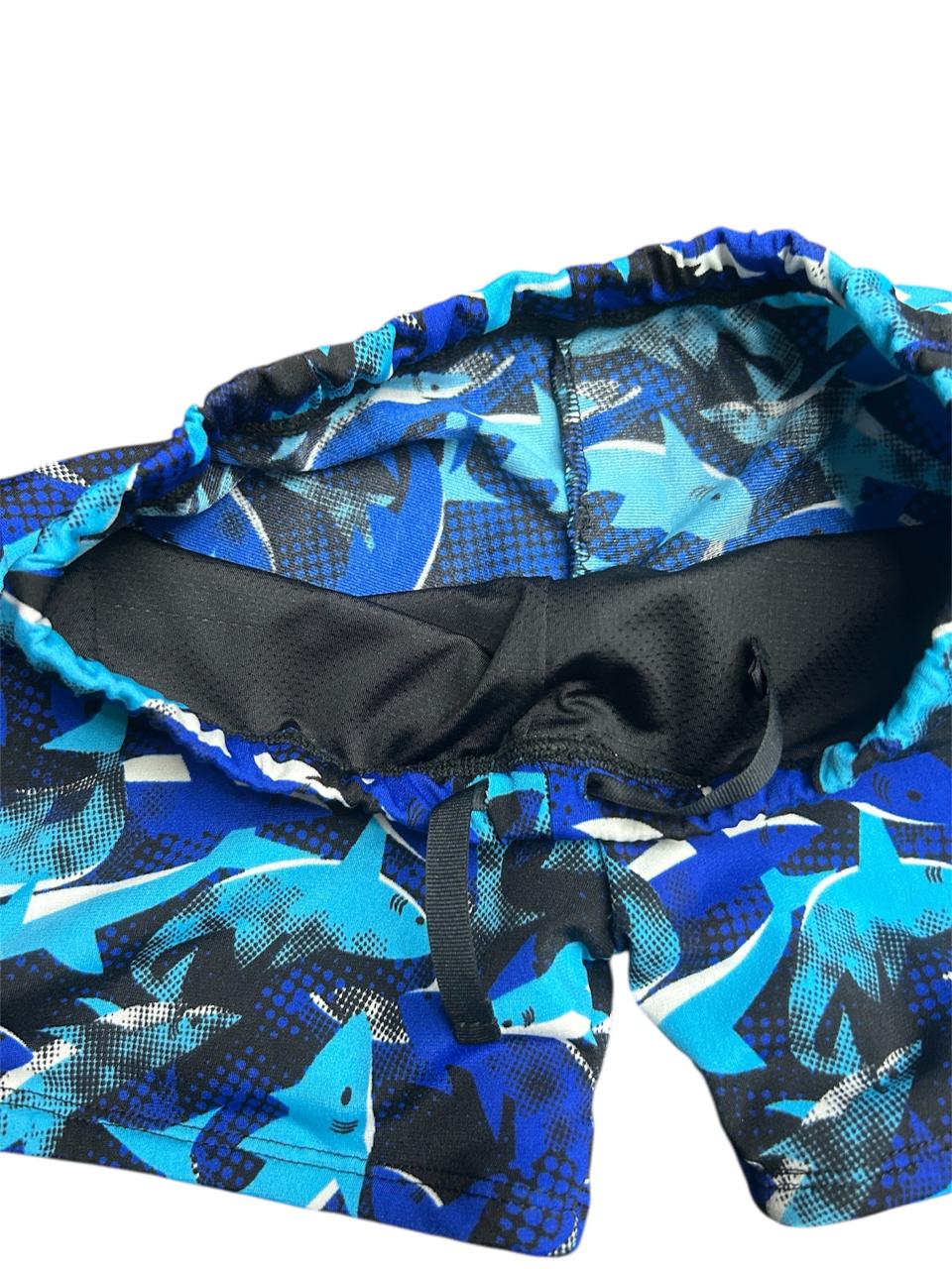 Boys swim short Shark Blue (maillot)