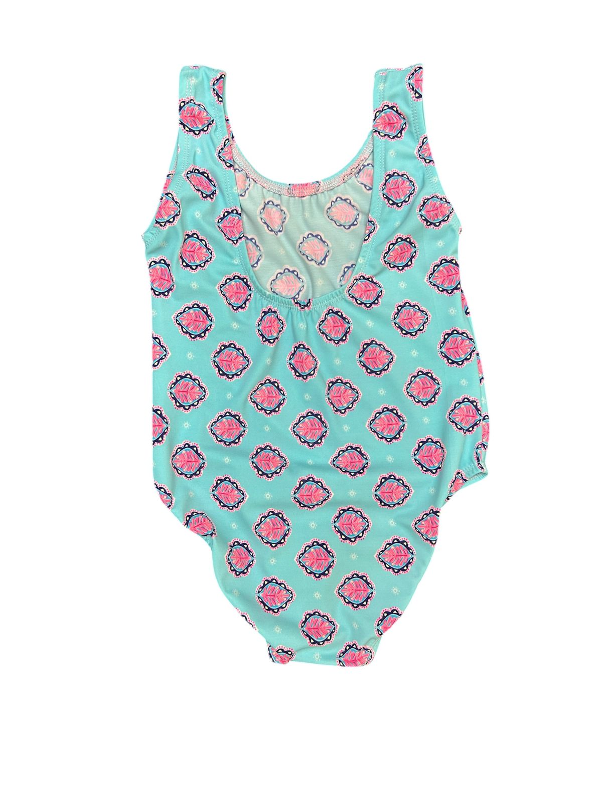 Swimsuit (Maillot) One-Piece - Medallion Blue