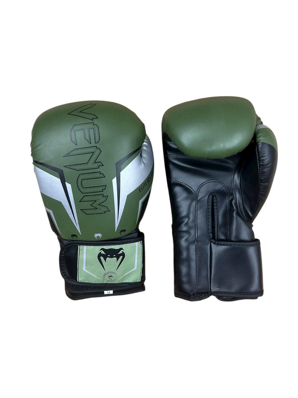 Venum Boxing Gloves color green