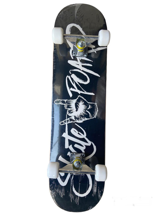 Skateboard Sign Black