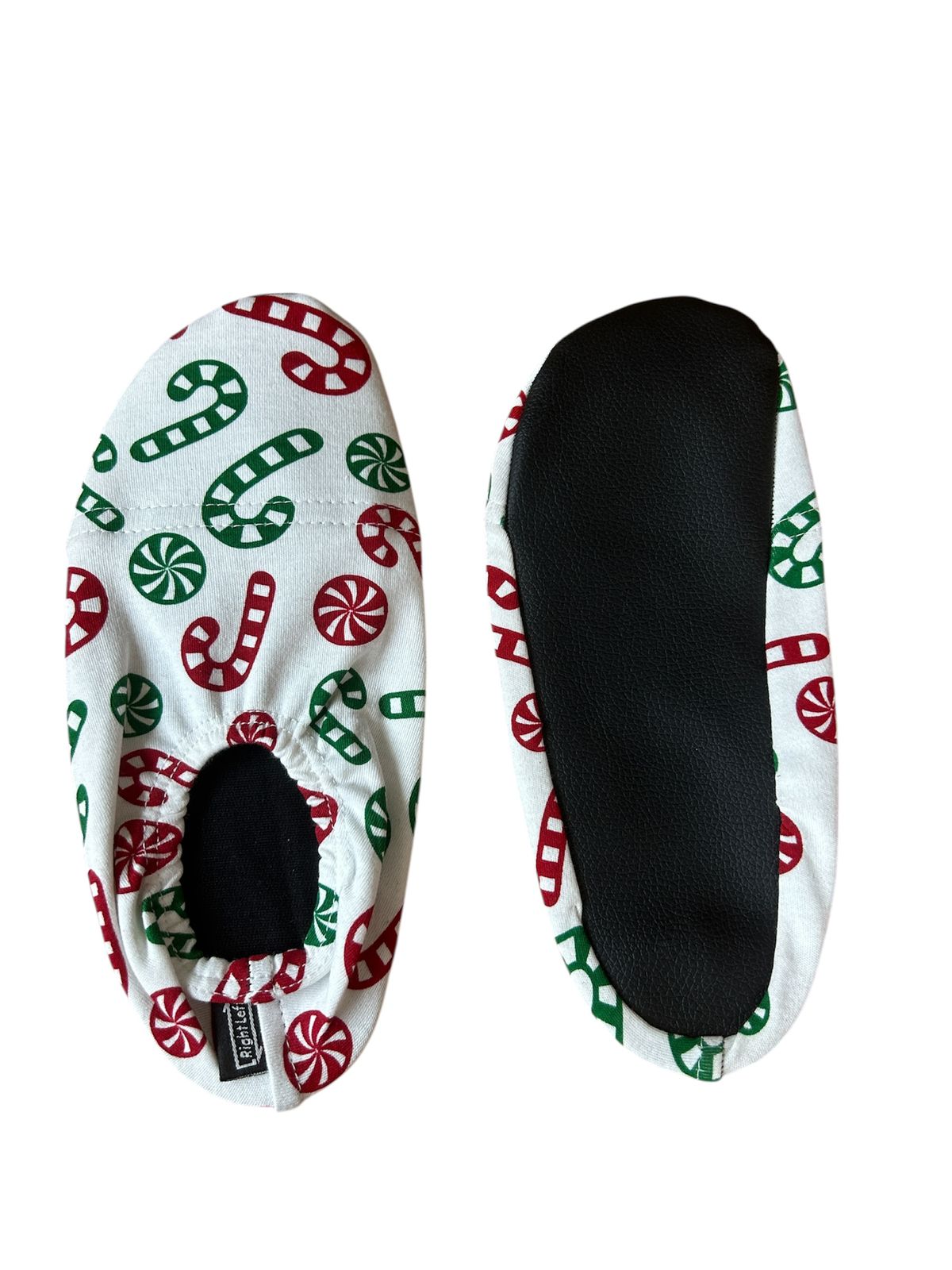 Flexy Slips Lycra Candy Cane White