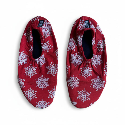 Flexy Slips Lycra Snowflake Red