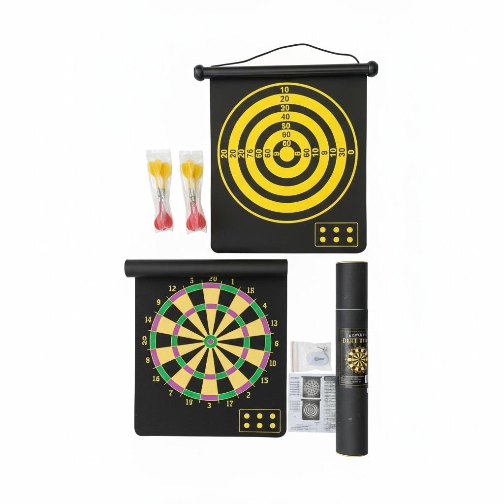 Magnetic Darts Reversible Board 45x40cm