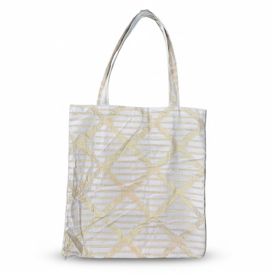 Tote Bag White/Gold