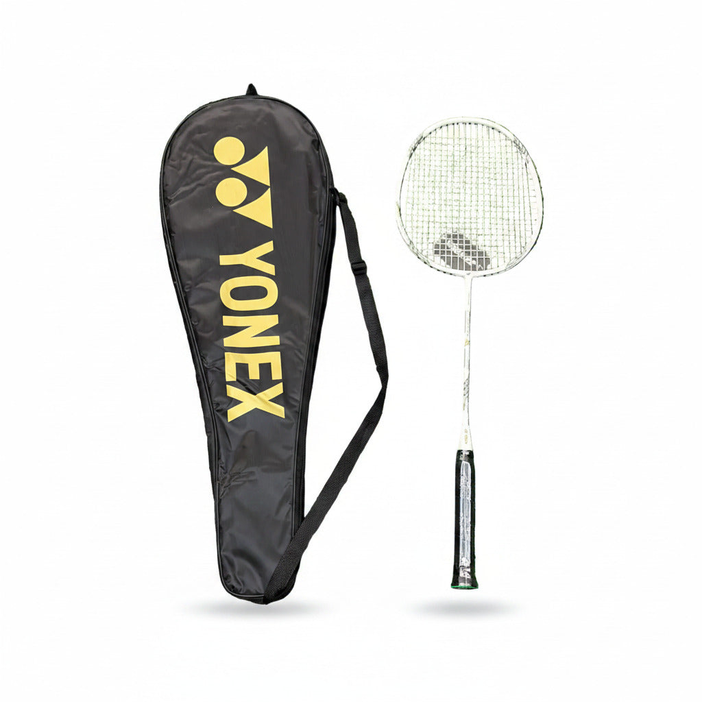 Badminton Racket White #200040