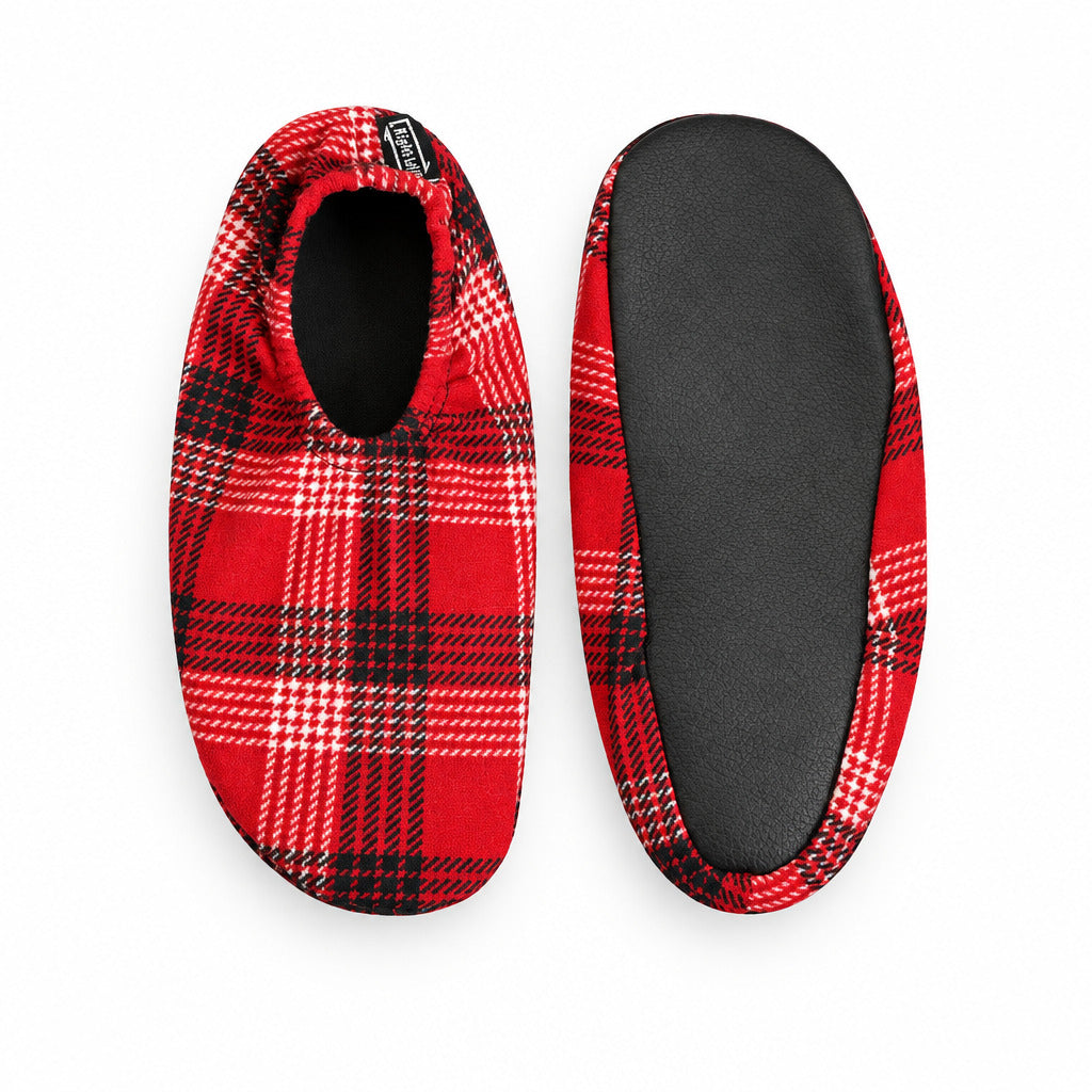 Flexy Slips Soft Furr Red Carreau