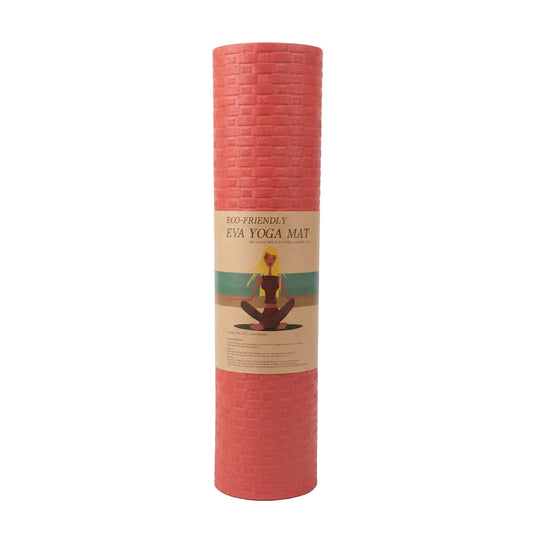 Yoga Mat Bricks Eco-Friendly Corail 61X173CM