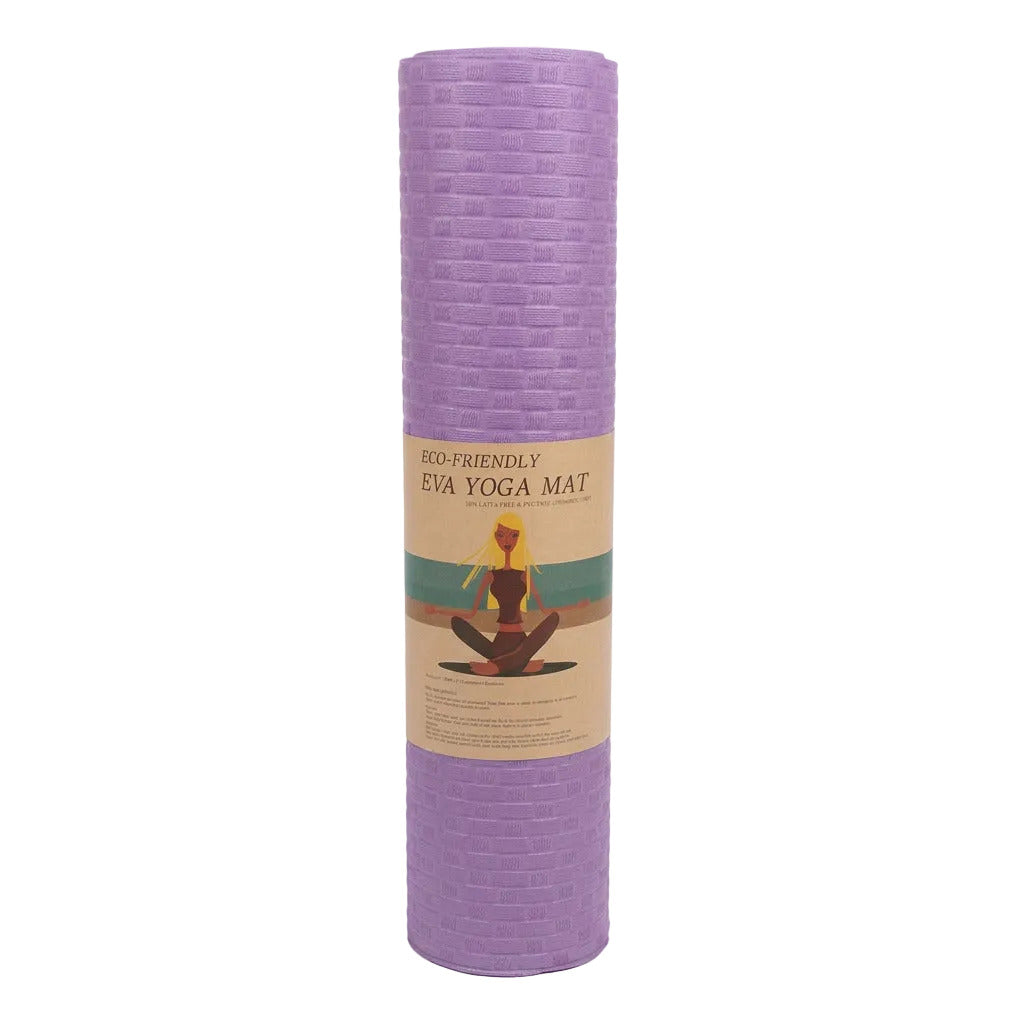 Yoga Mat Bricks Eco-Friendly Purple 61X173CM