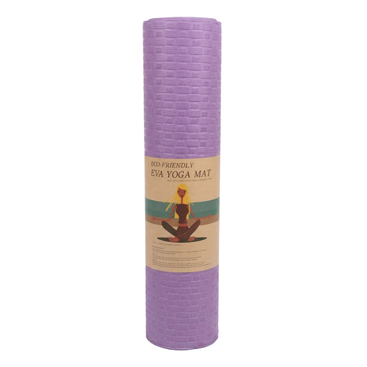 Yoga Mat Bricks Eco-Friendly Purple 61X173CM
