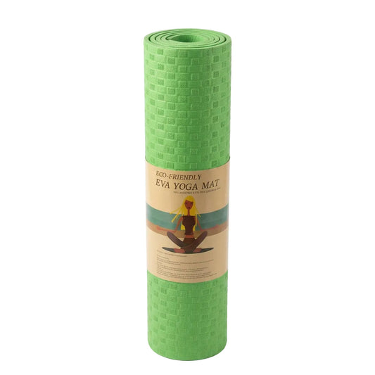 Yoga Mat Bricks Eco-Friendly Neon/Green 61X173CM