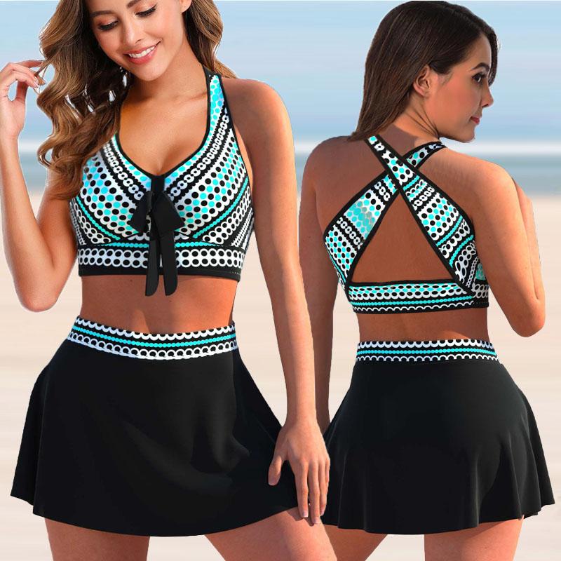 Swimsuit (Maillot) Two-Pieces Black/Petrol