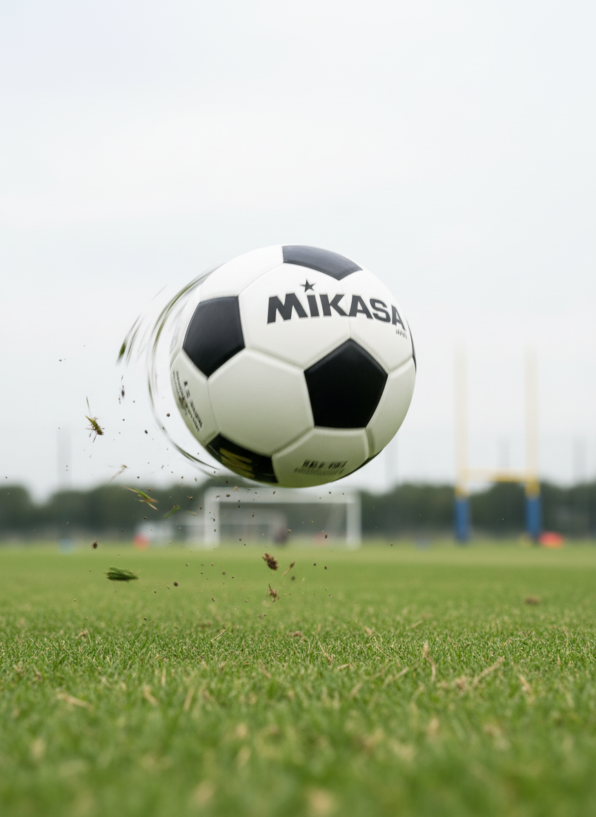 Mikasa Football size 5 Black/White