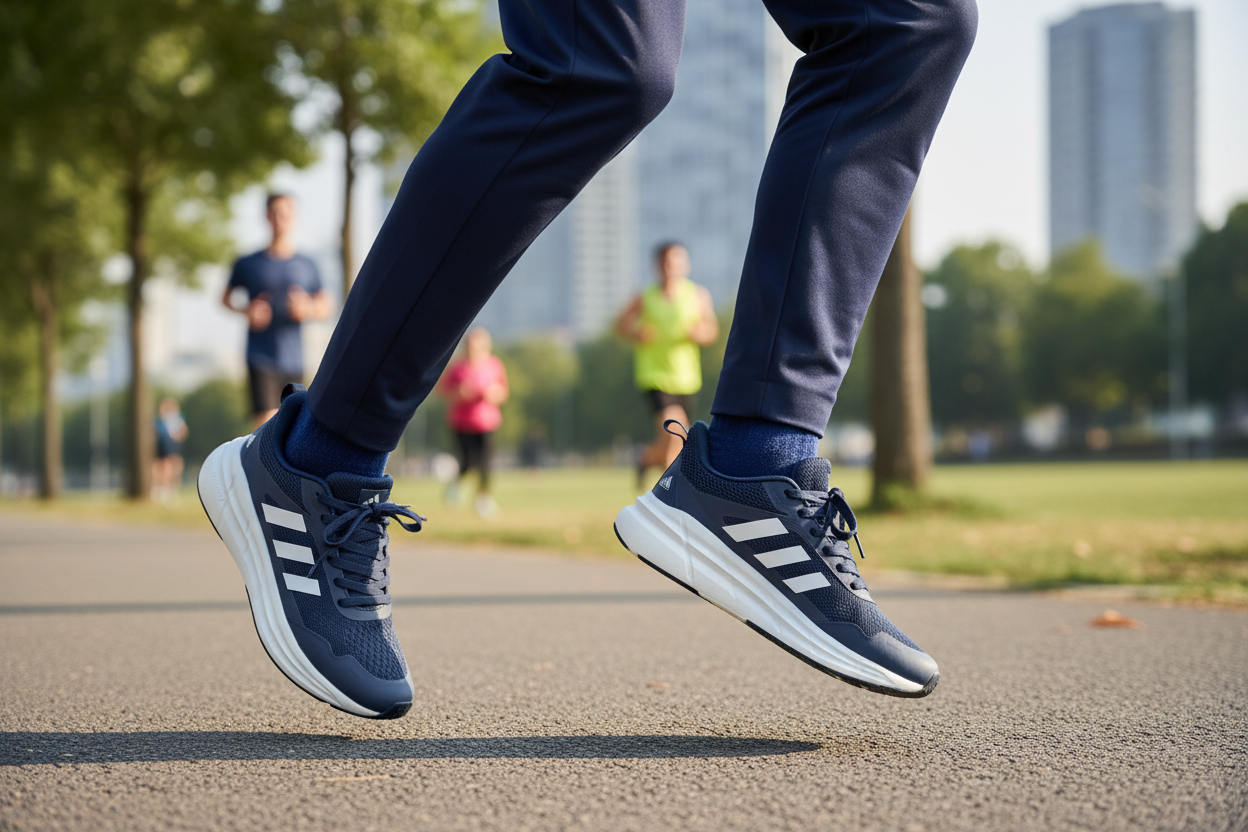 Adidas Navy Running Shoe - Lifestyle