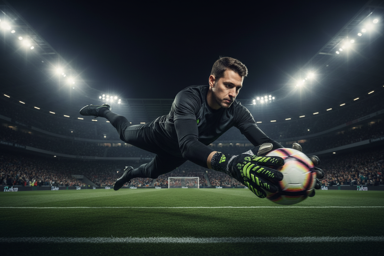 Adidas Predator Goalkeeper Gloves Lifestyle Action Shot