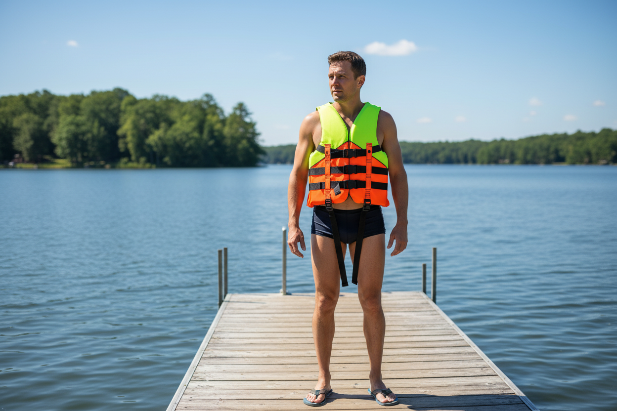 Life Jacket Neon Orange/Yellow