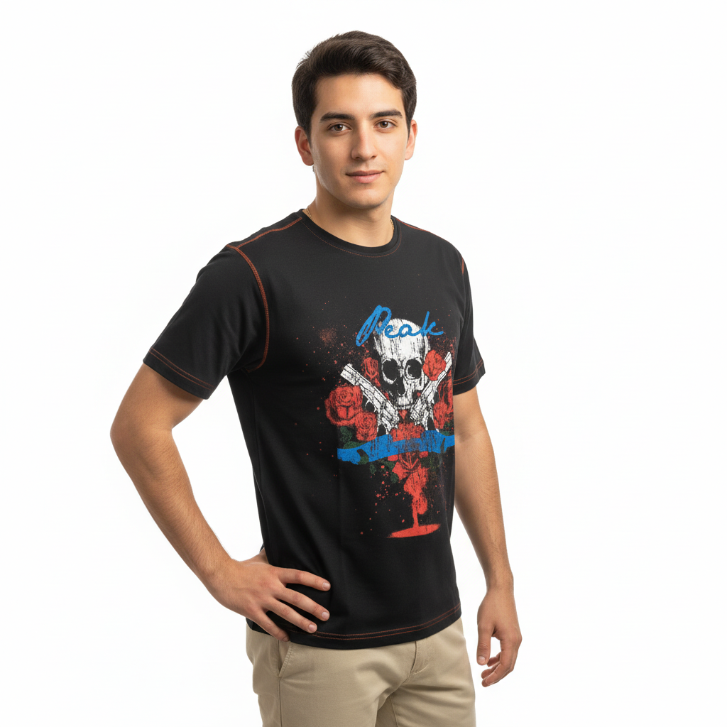 Alternative Studio Photo Skull T-Shirt