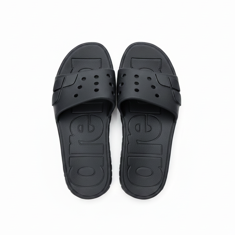 Arena Black Slides - White Background