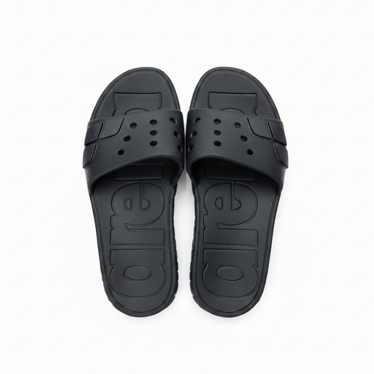 Arena Black Slides - White Background