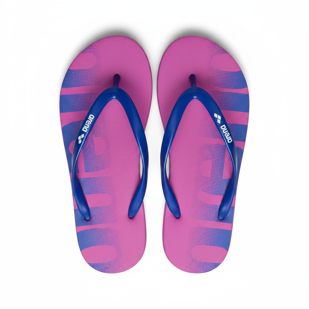 Arena Flip Flops – White Background
