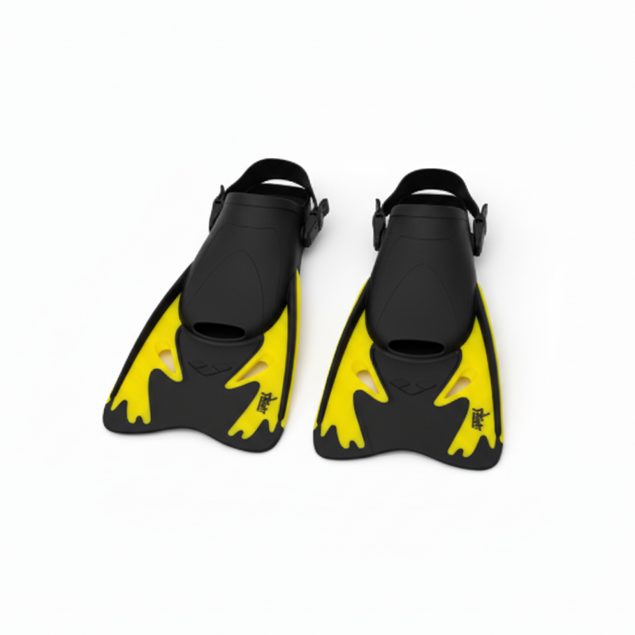 Arena Sea Dive Fins Black Yellow Square