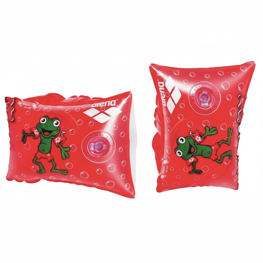 Arena Soft Armbands Frog Red Square
