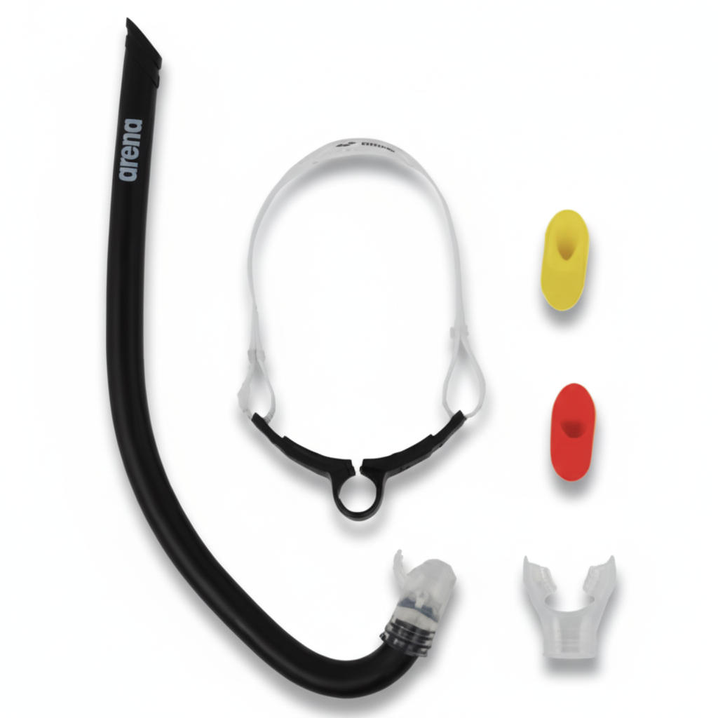 Arena swim snorkel with white background