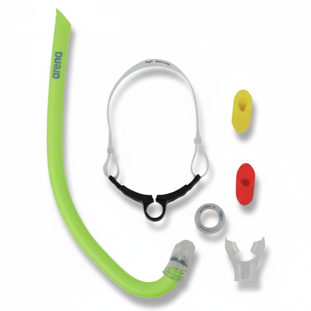 Arena swim snorkel with white background
