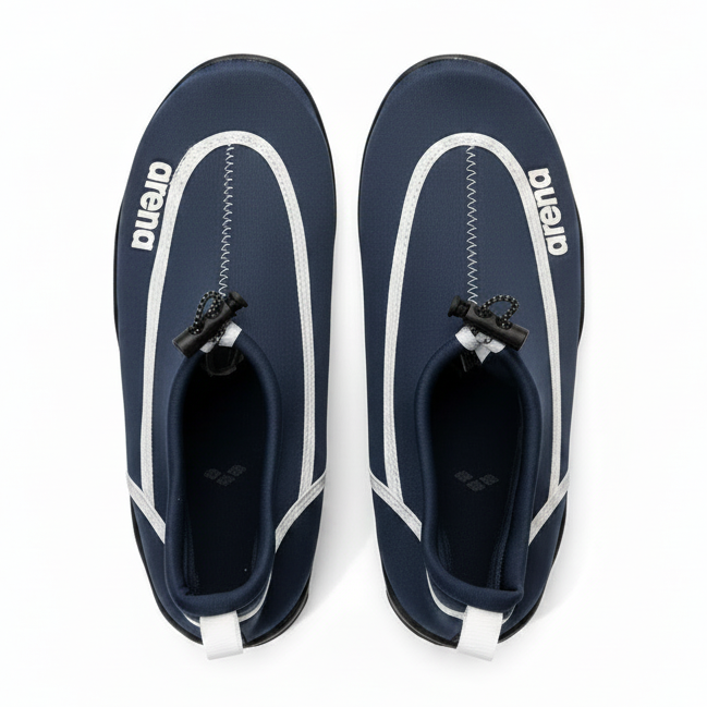 Arena Bow Watershoes Adults Navy/White 1E03070