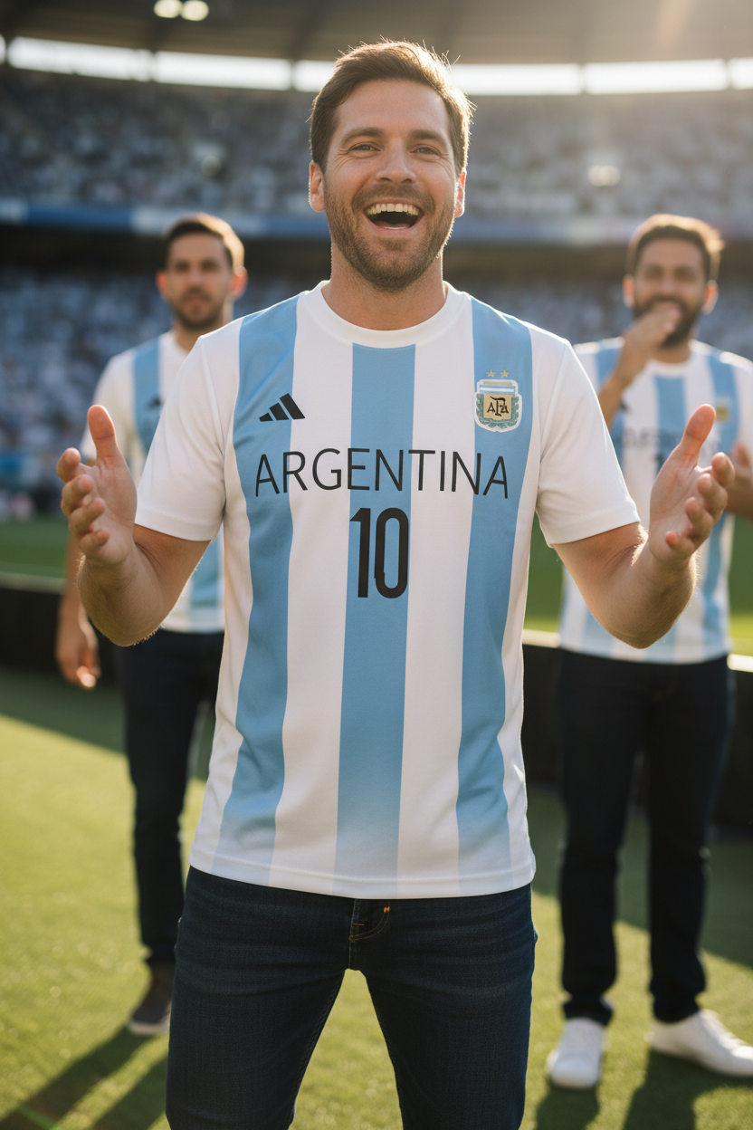 Argentina #10 Jersey – Fan Lifestyle