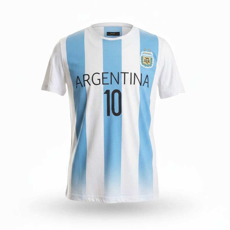 Argentina #10 Jersey – Ghost Mannequin