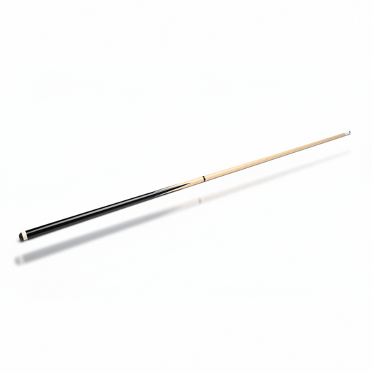 Assembled Billiard Cue White Background