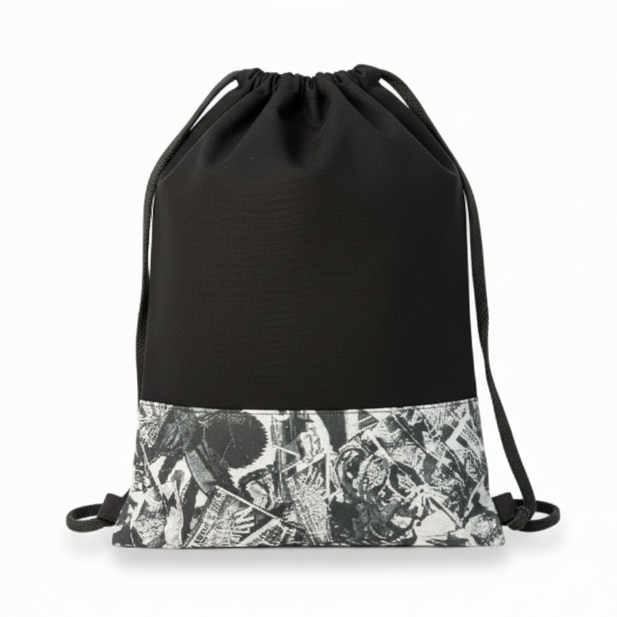 Back view of bag