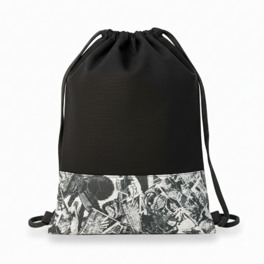Back view of bag