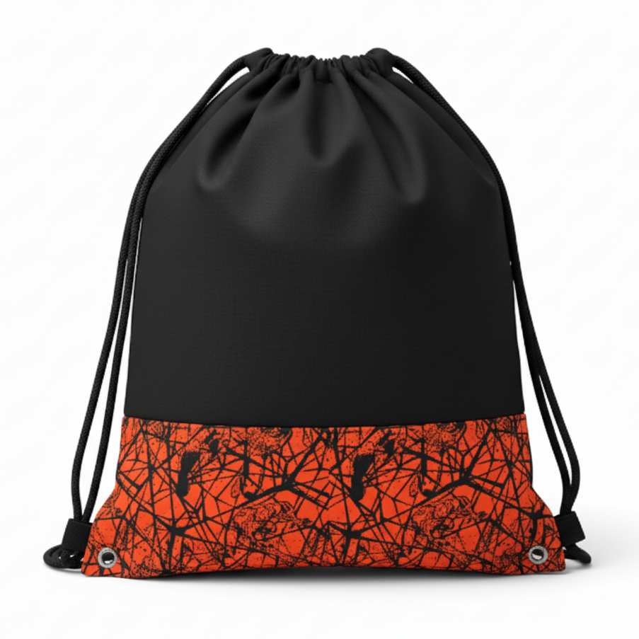 Back view of bag