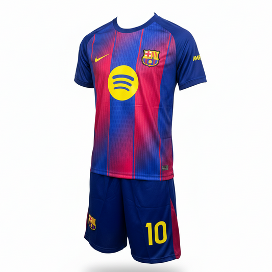 Barcelona Blue Red Kit - Ghost Mannequin White Background