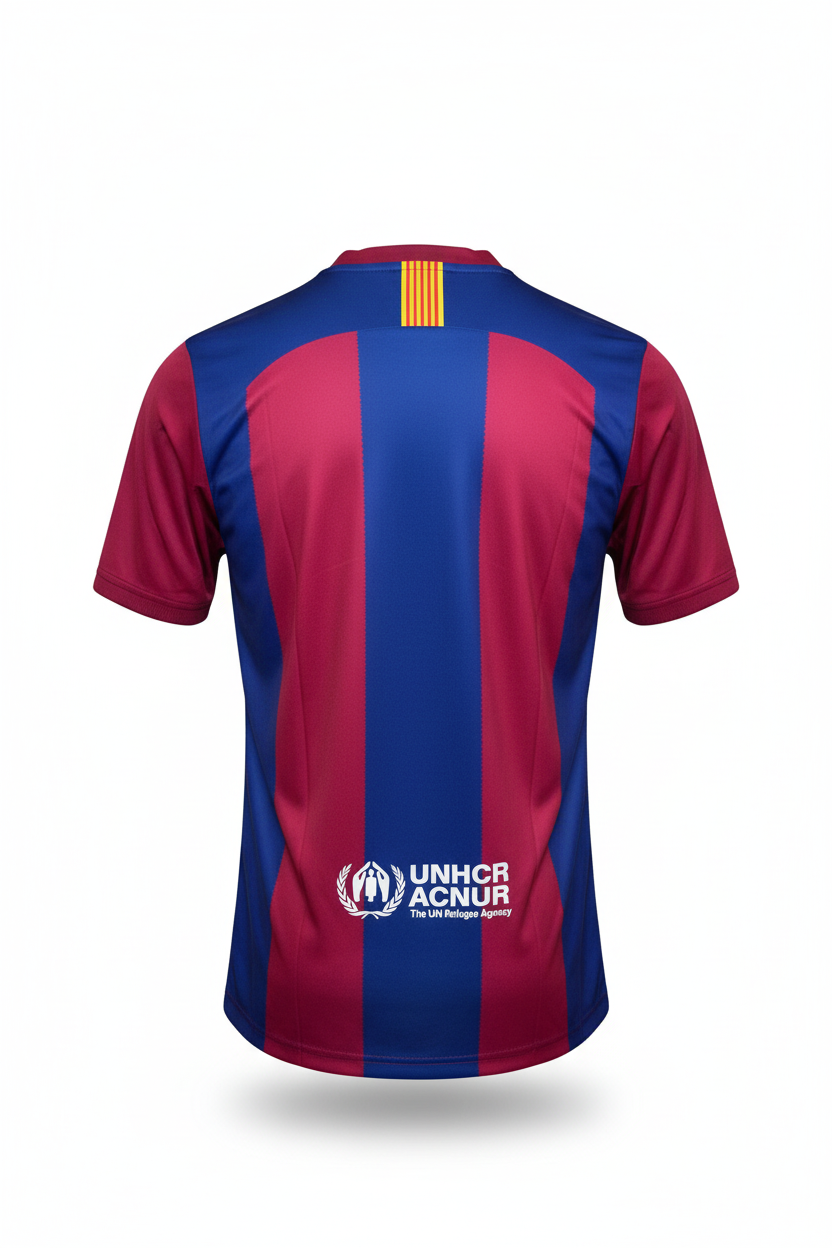 Barcelona Spotify Kit Back - Ghost Mannequin White Background