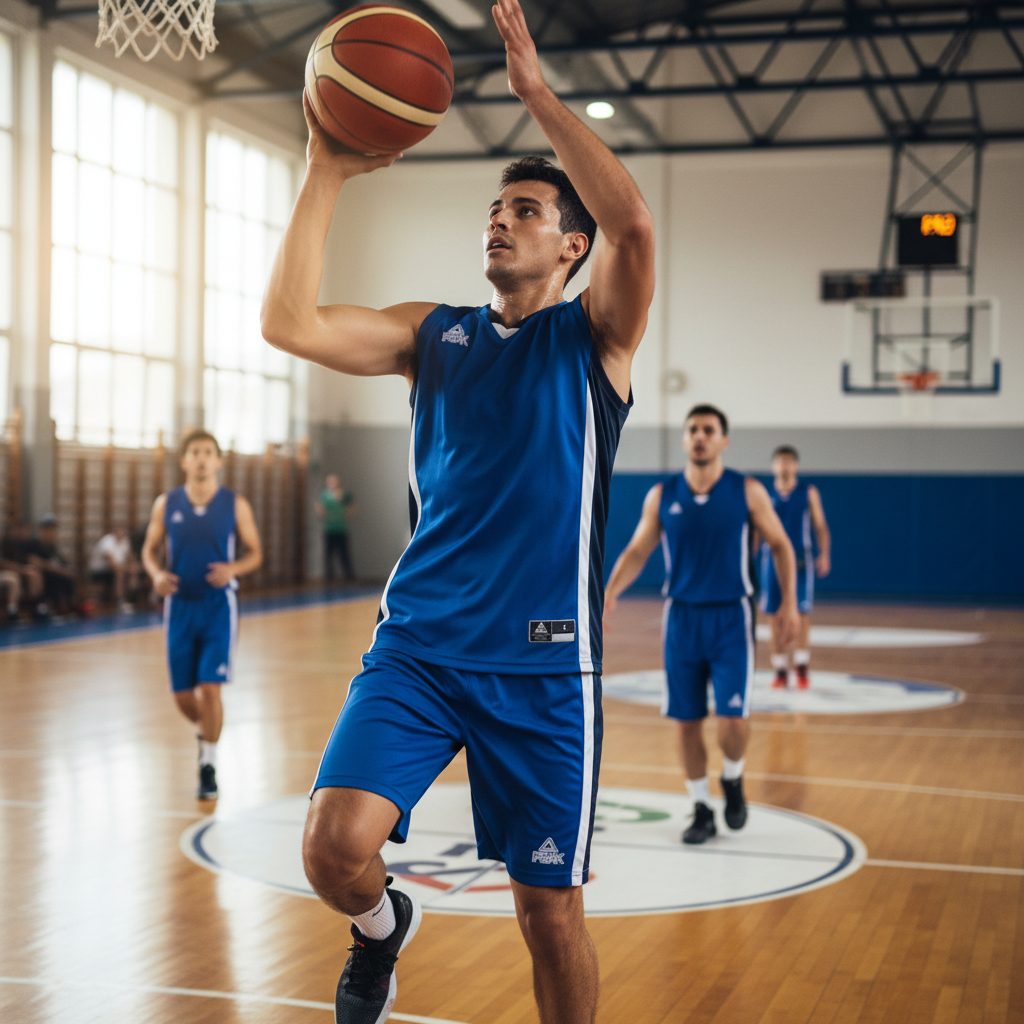 Basketball uniform lifestyle photo