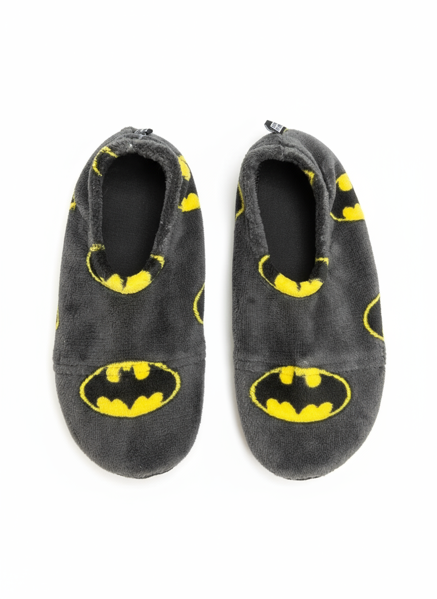Flexy Slips Furr Batman Grey/Yellow