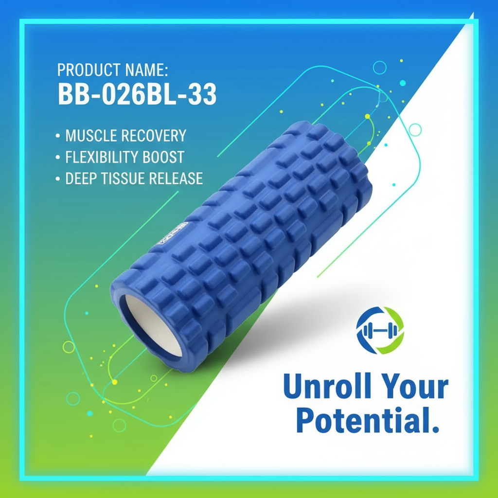 BB-026BL-33 Foam Roller Social Media Banner