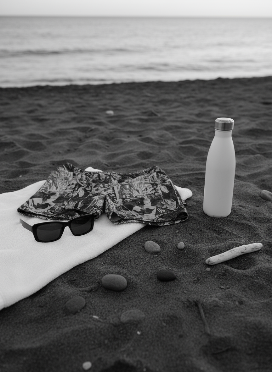 Boys swim short Spider Grey