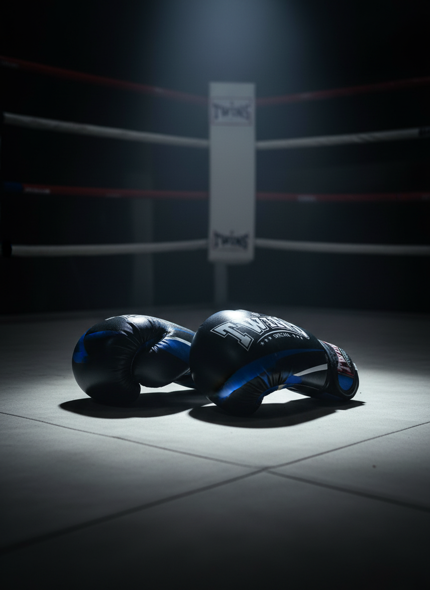 Twins Boxing Gloves color black/blue