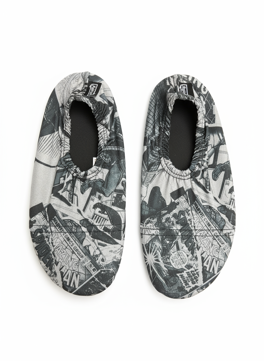 Flexy Slips Lycra Spider Grey