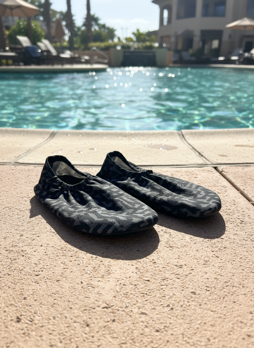 Flexy Slips Lycra Pixels Grey