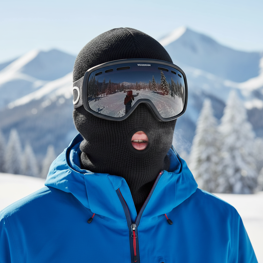 Black balaclava lifestyle photo