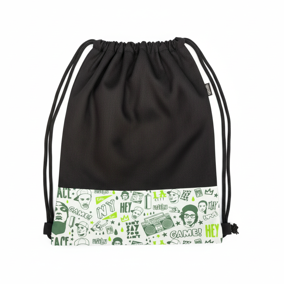 Lace Bag Faces Green