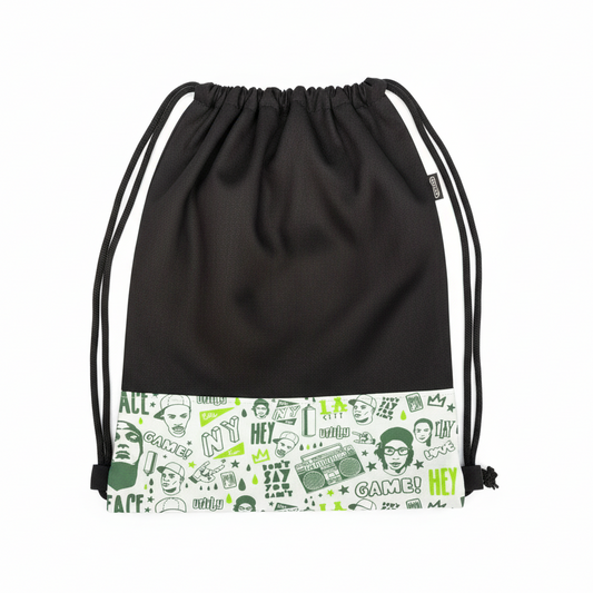 Lace Bag Faces Green