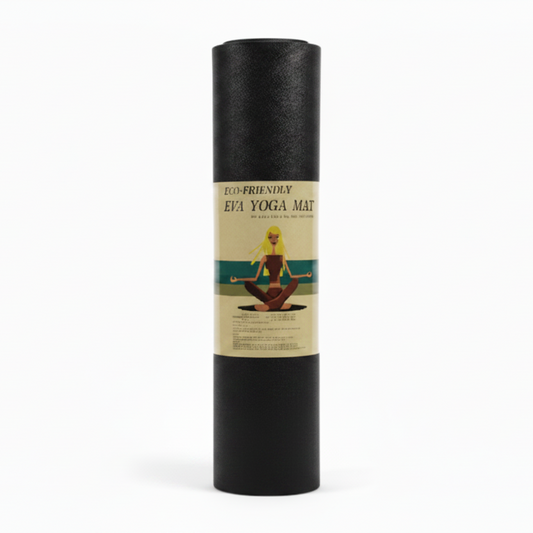 Black Eco-Friendly EVA Yoga Mat