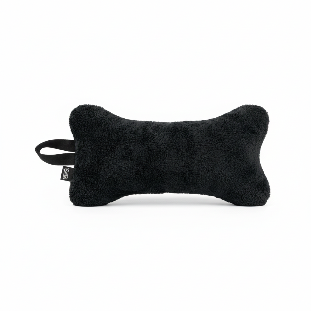 Black fleece pillow square Shopify ready