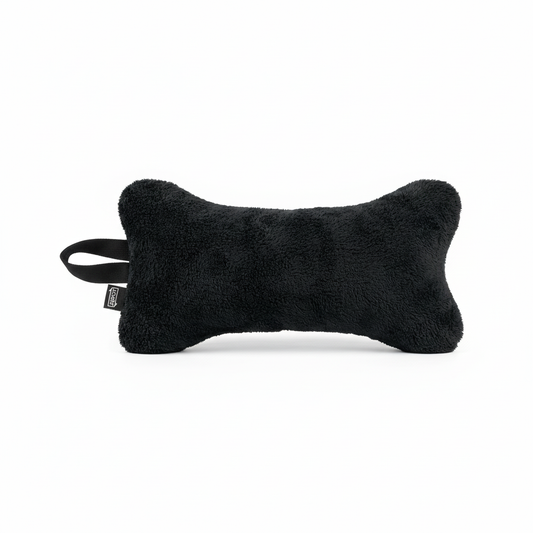 Black fleece pillow square Shopify ready